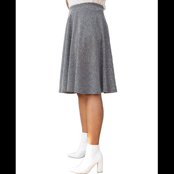 Stone wash midi skirt - Picture 4 of 5